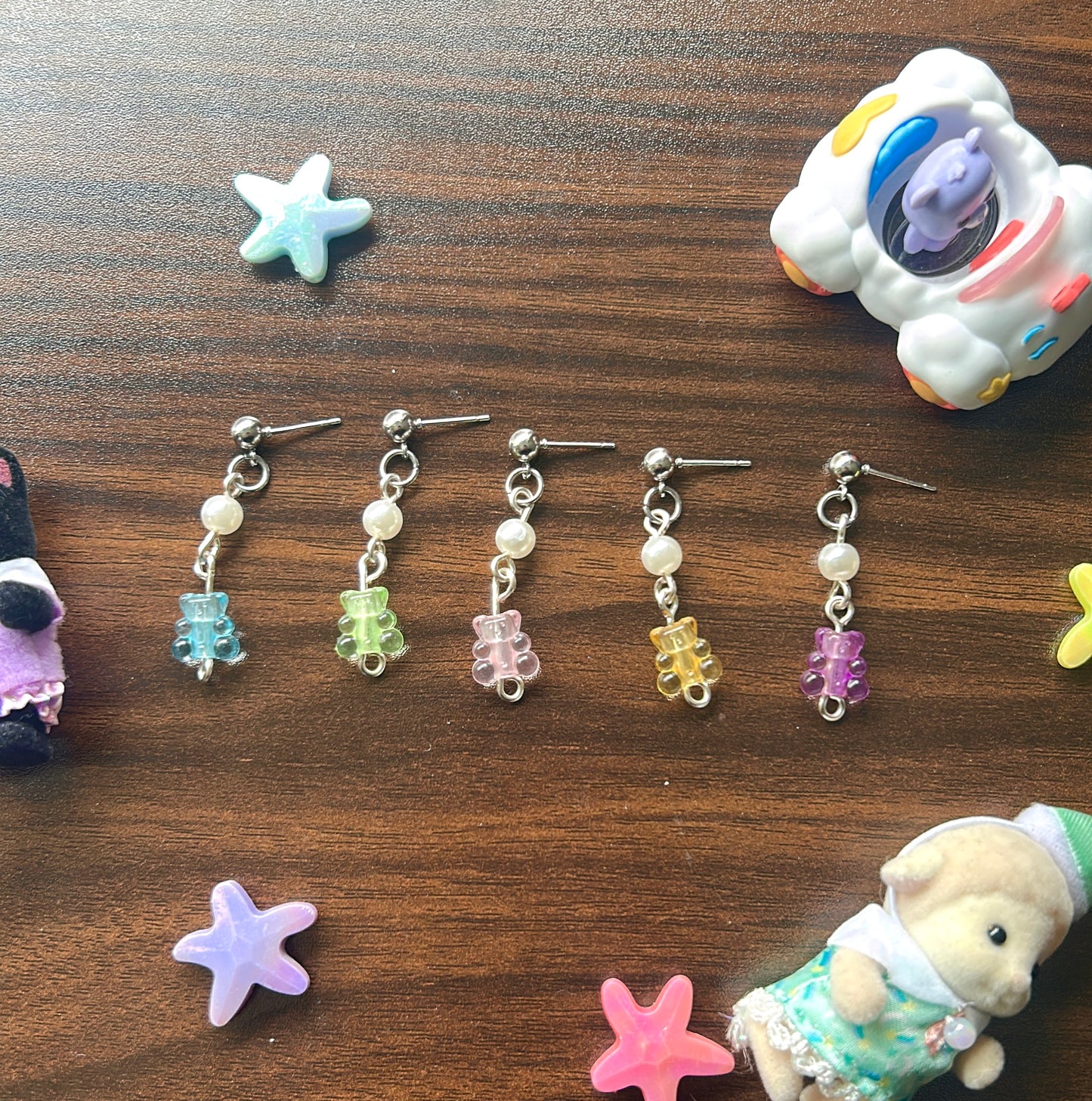 Gummy bear earrings