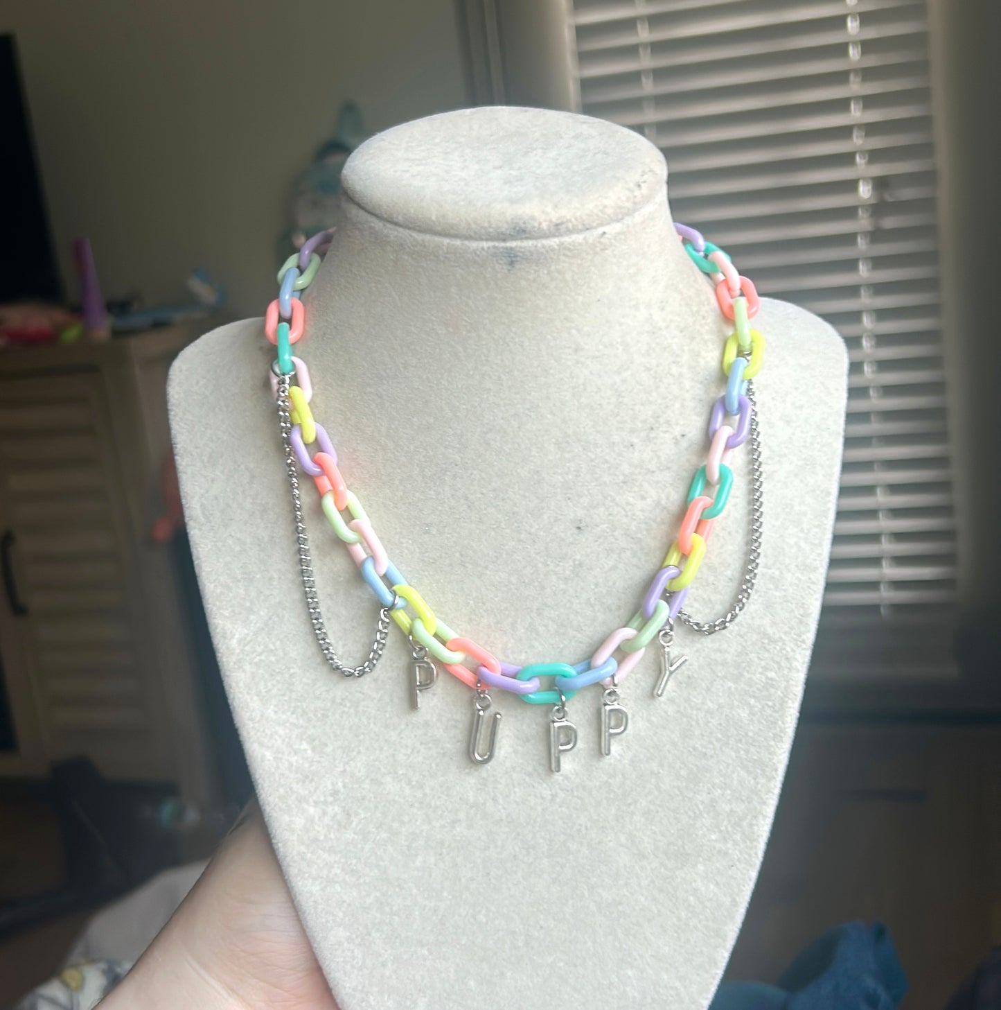 Puppy chain necklace