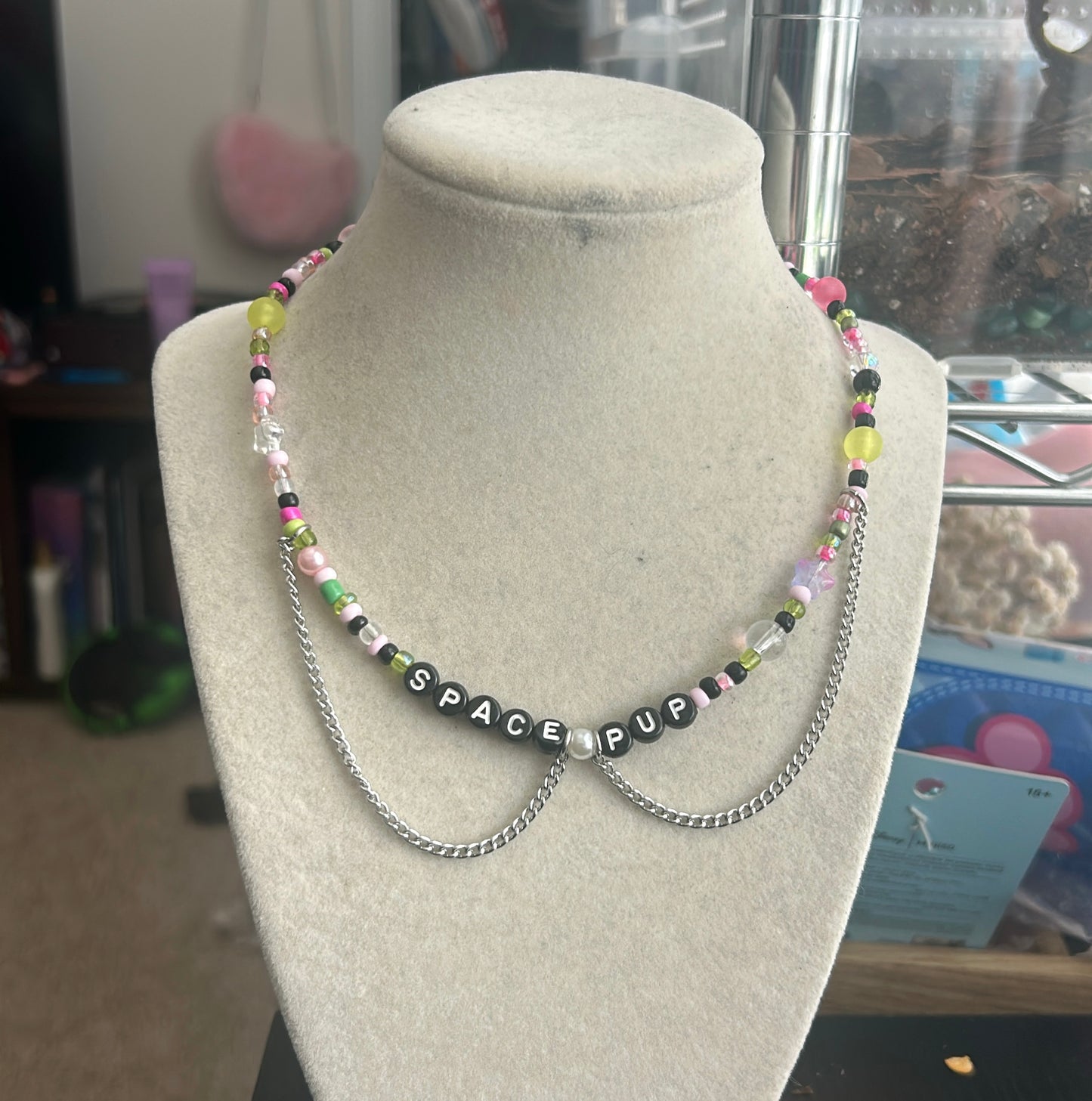 Space Pup necklace