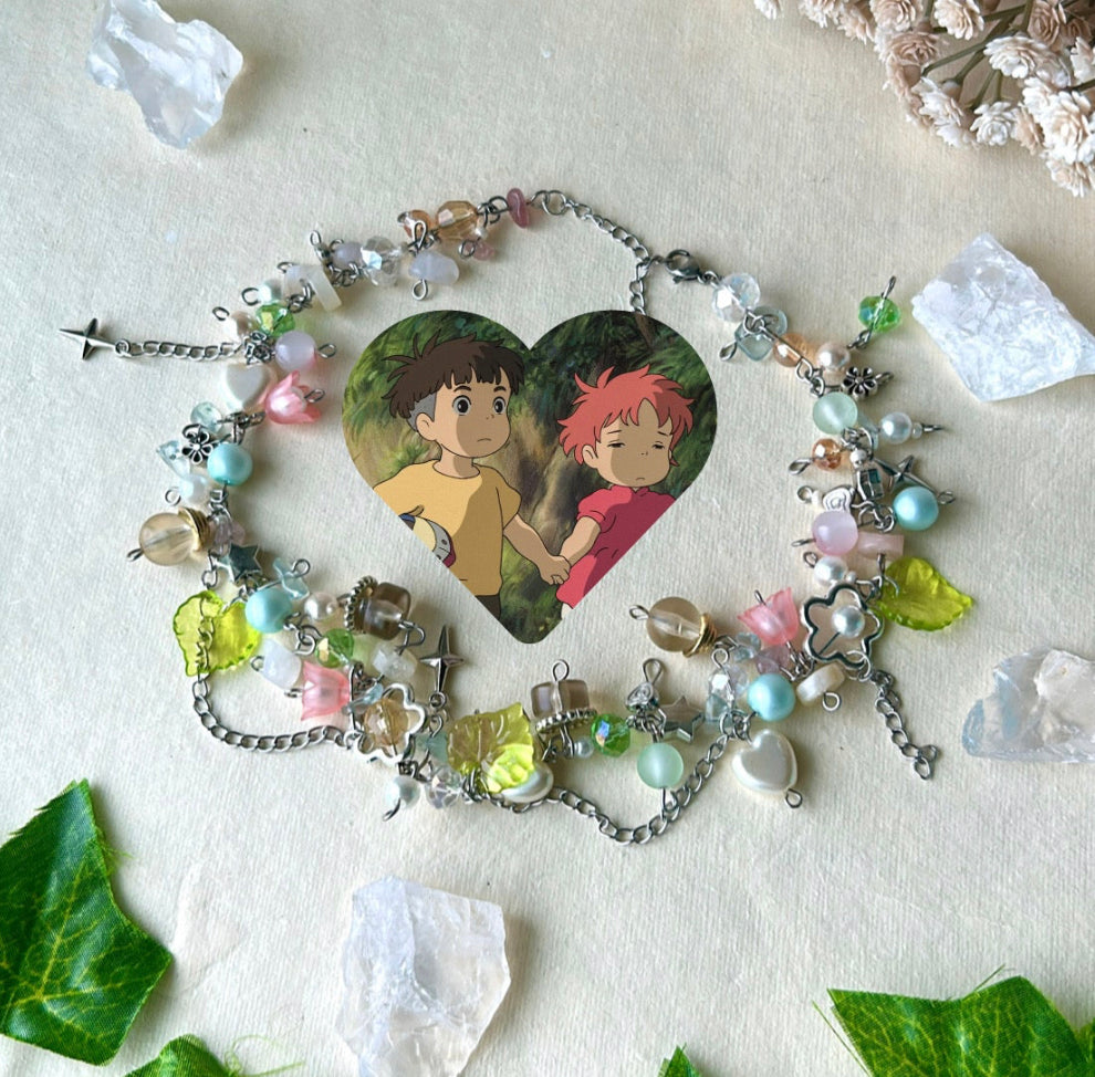 Ponyo clutter necklace