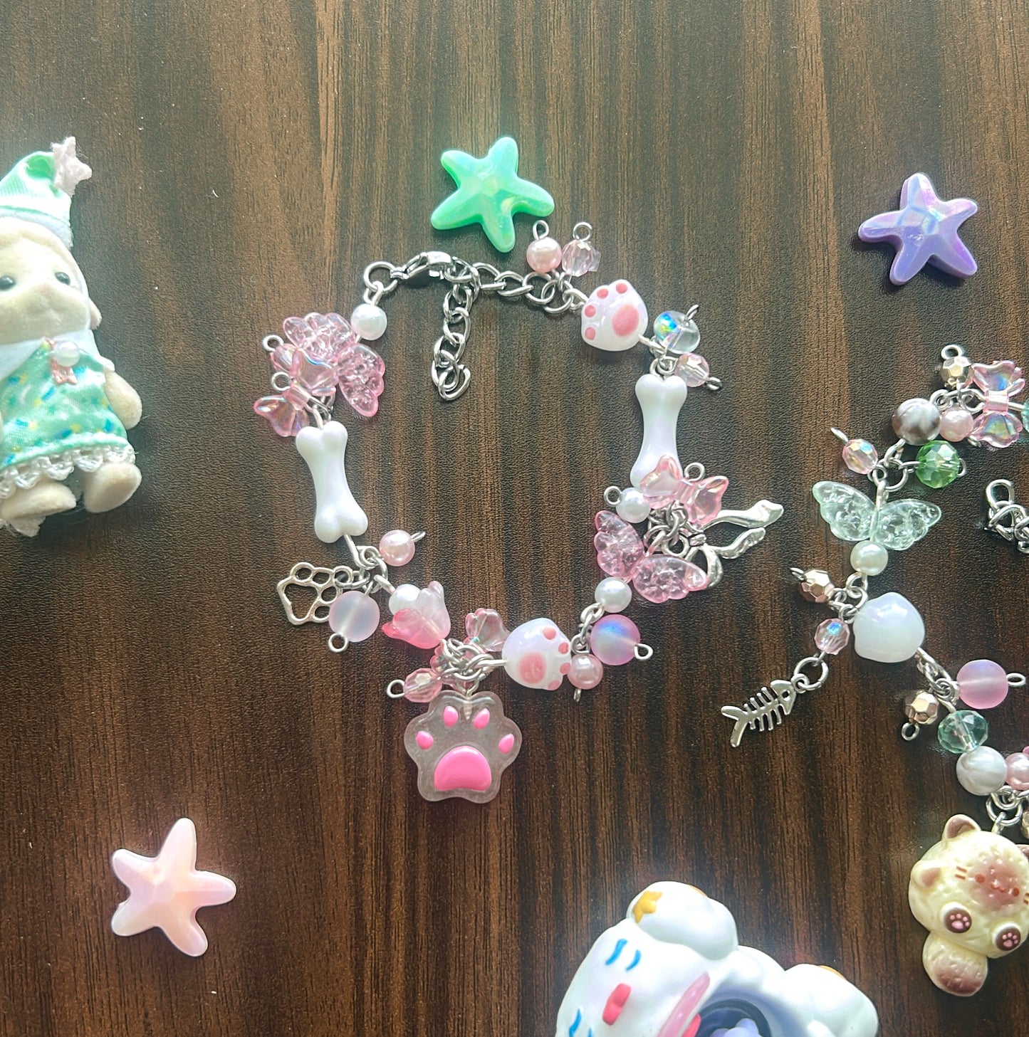Animal clutter bracelets