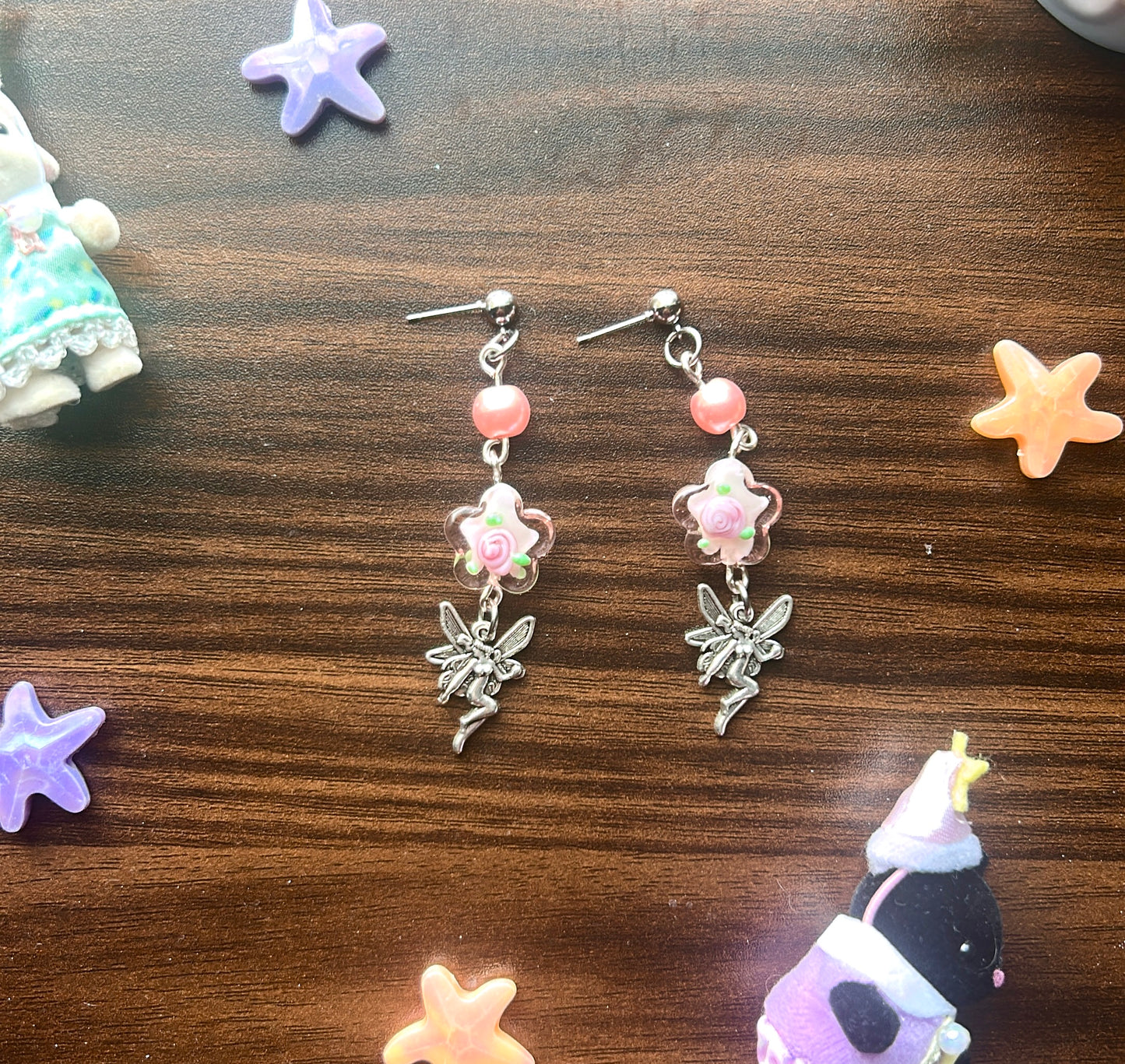 I love my mom earrings