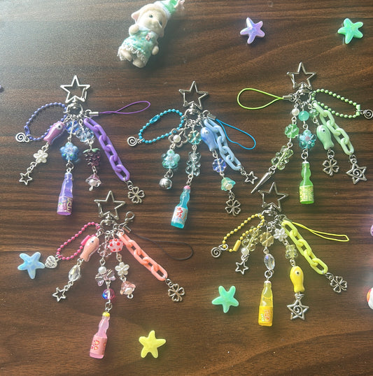Soda keychains