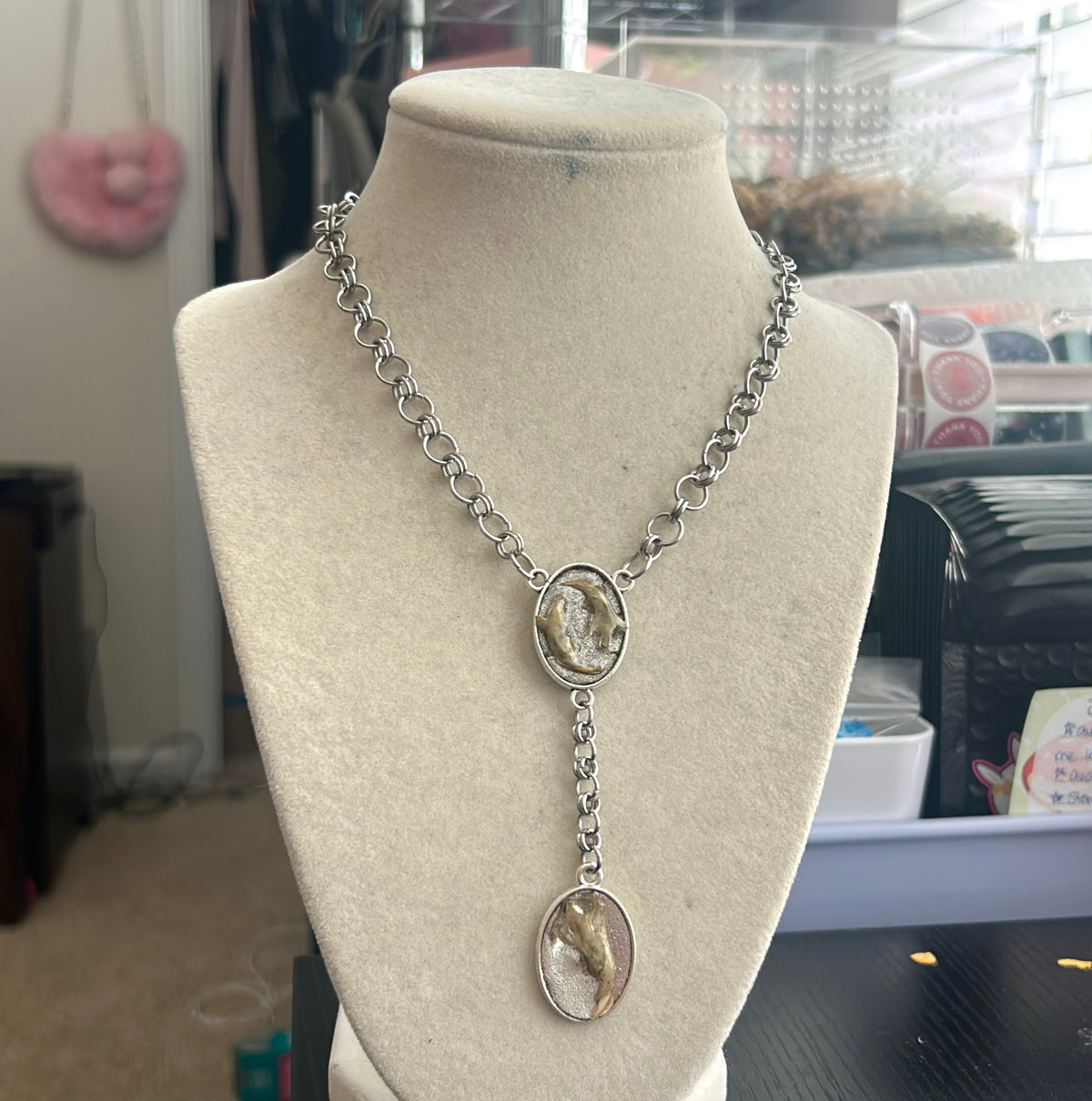 Jaw Bone Chainmail Rosary