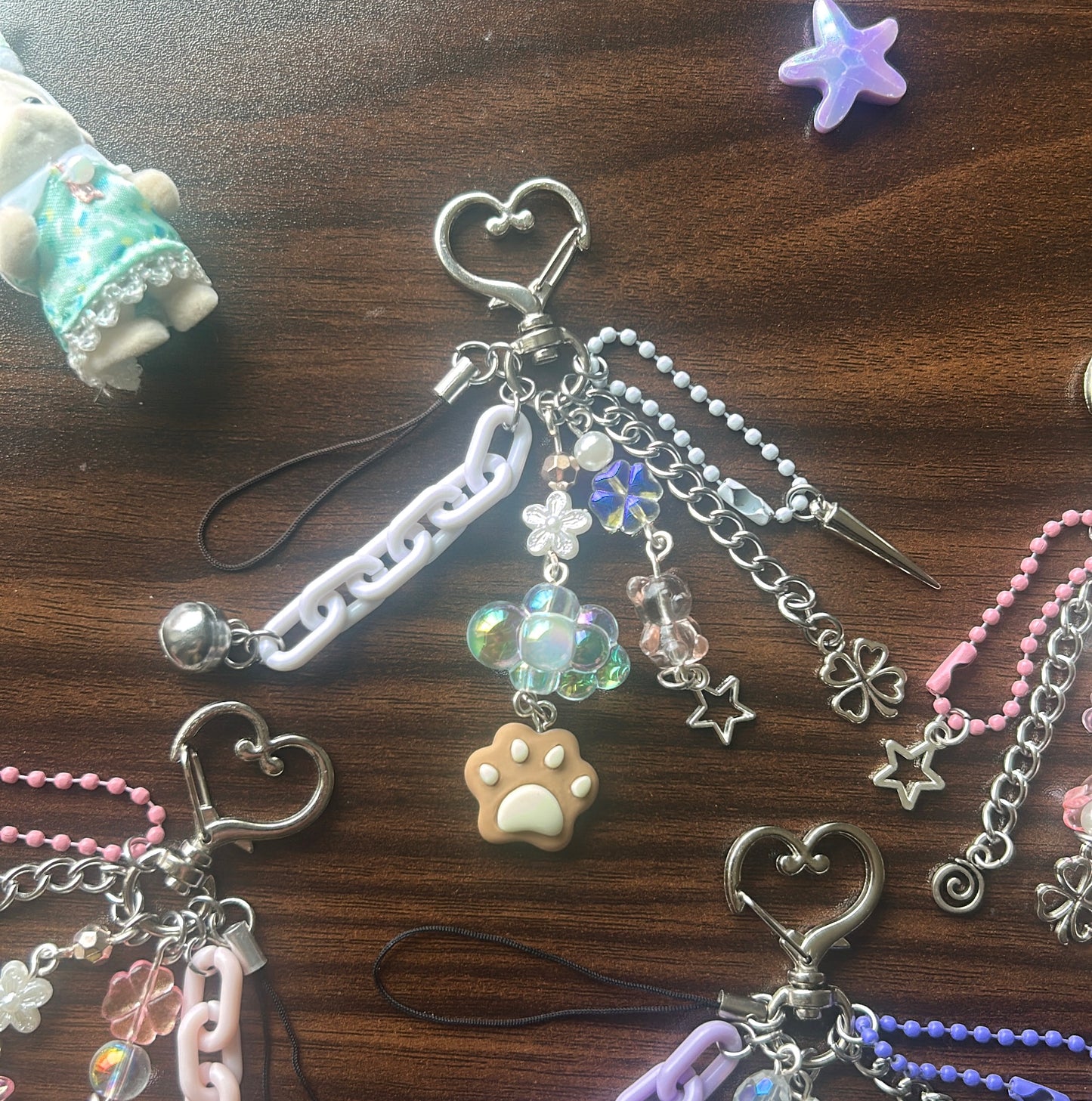 Puppy keychains