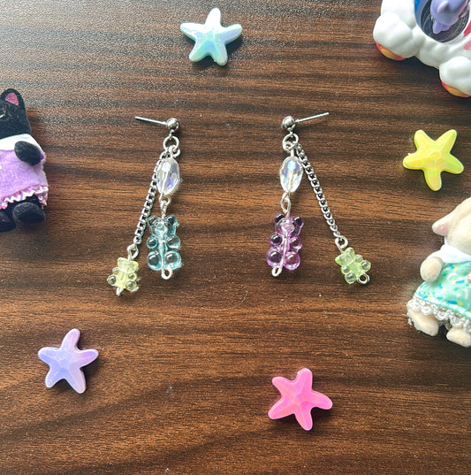 Gummy earrings