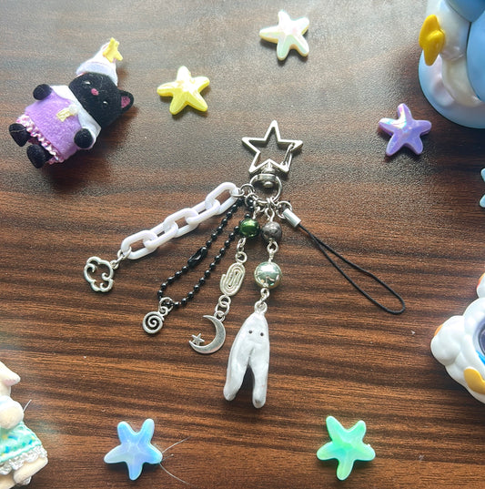 Night crawler keychain