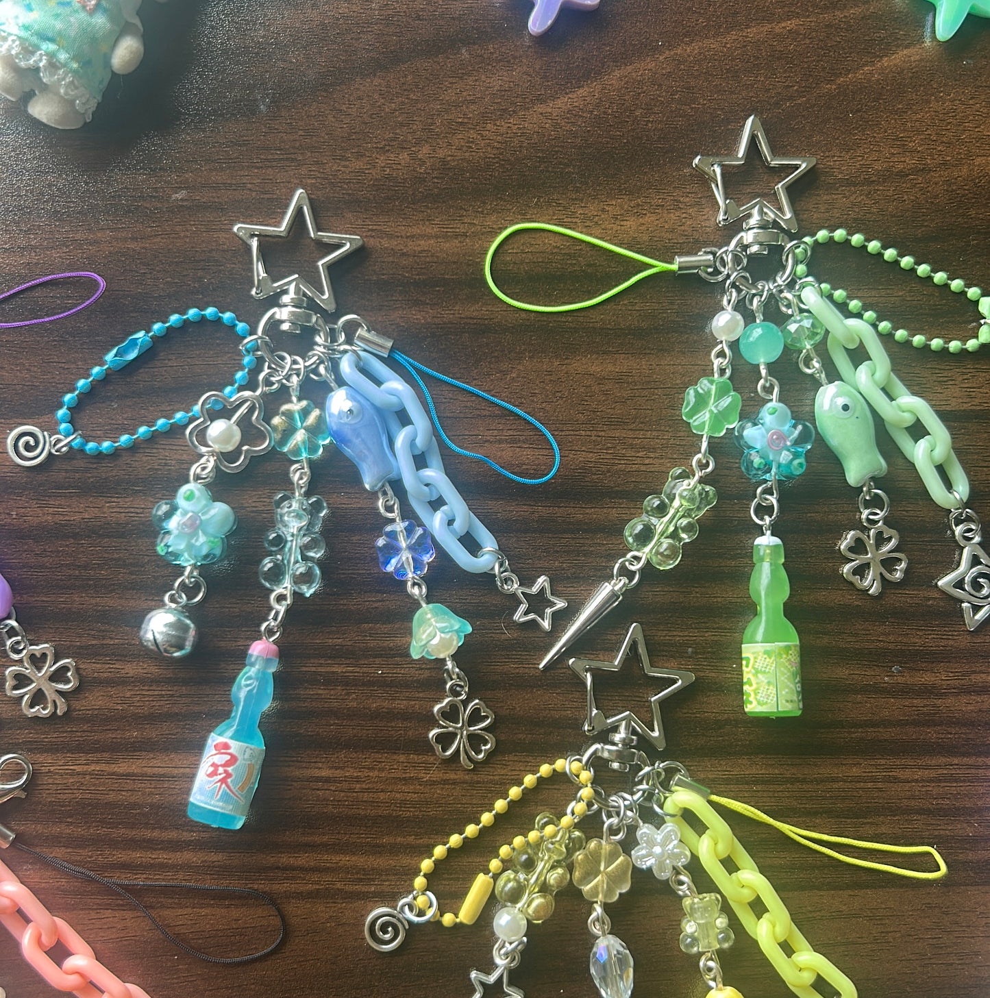 Soda keychains
