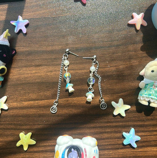 Fairy Mushroom earrings