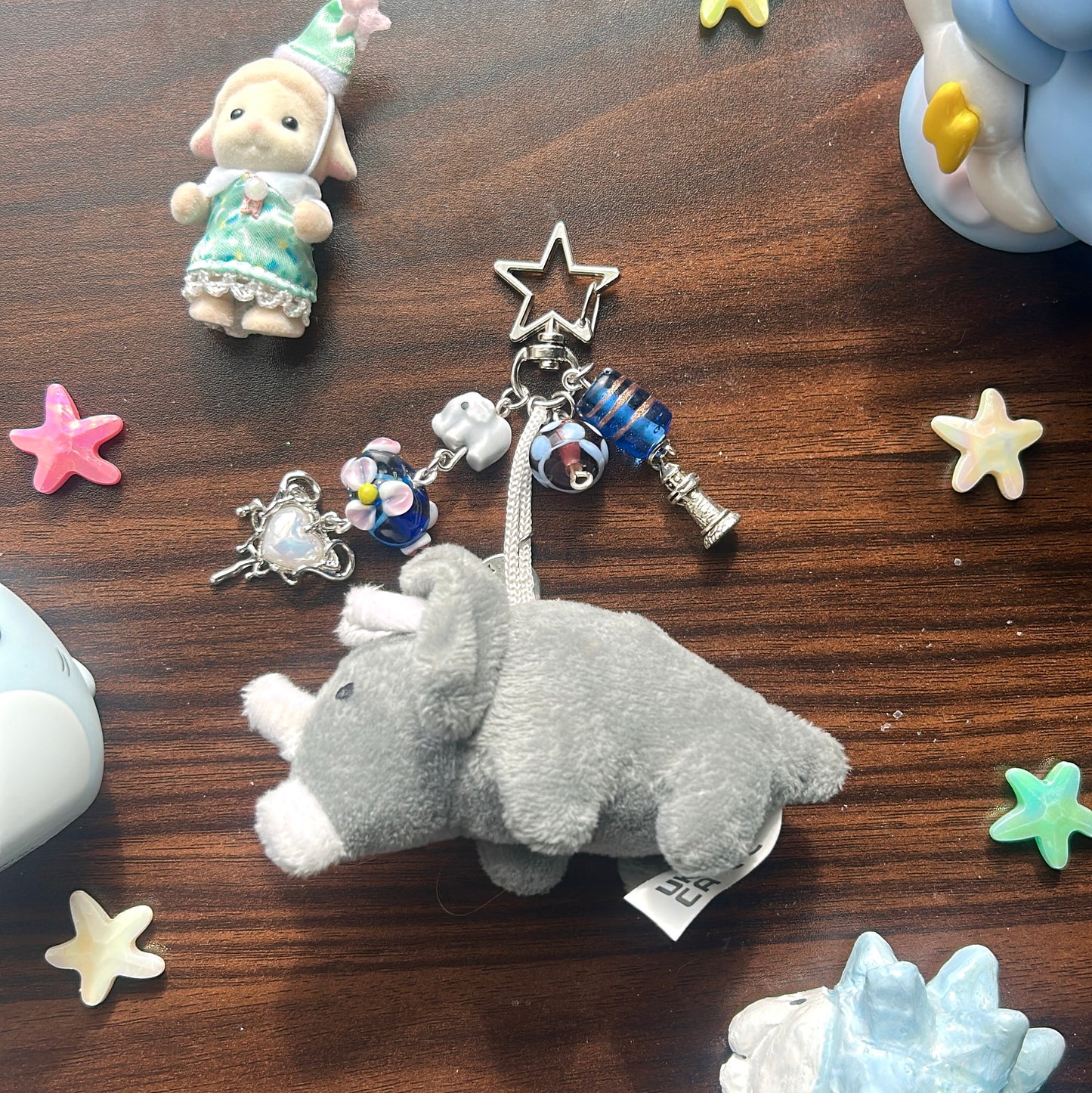 Rhino keychain