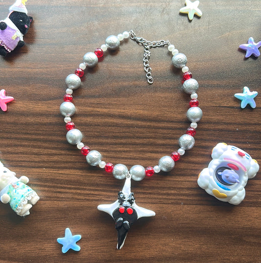 Mothman necklace