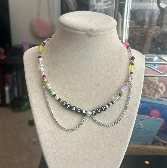 Space Pup necklace