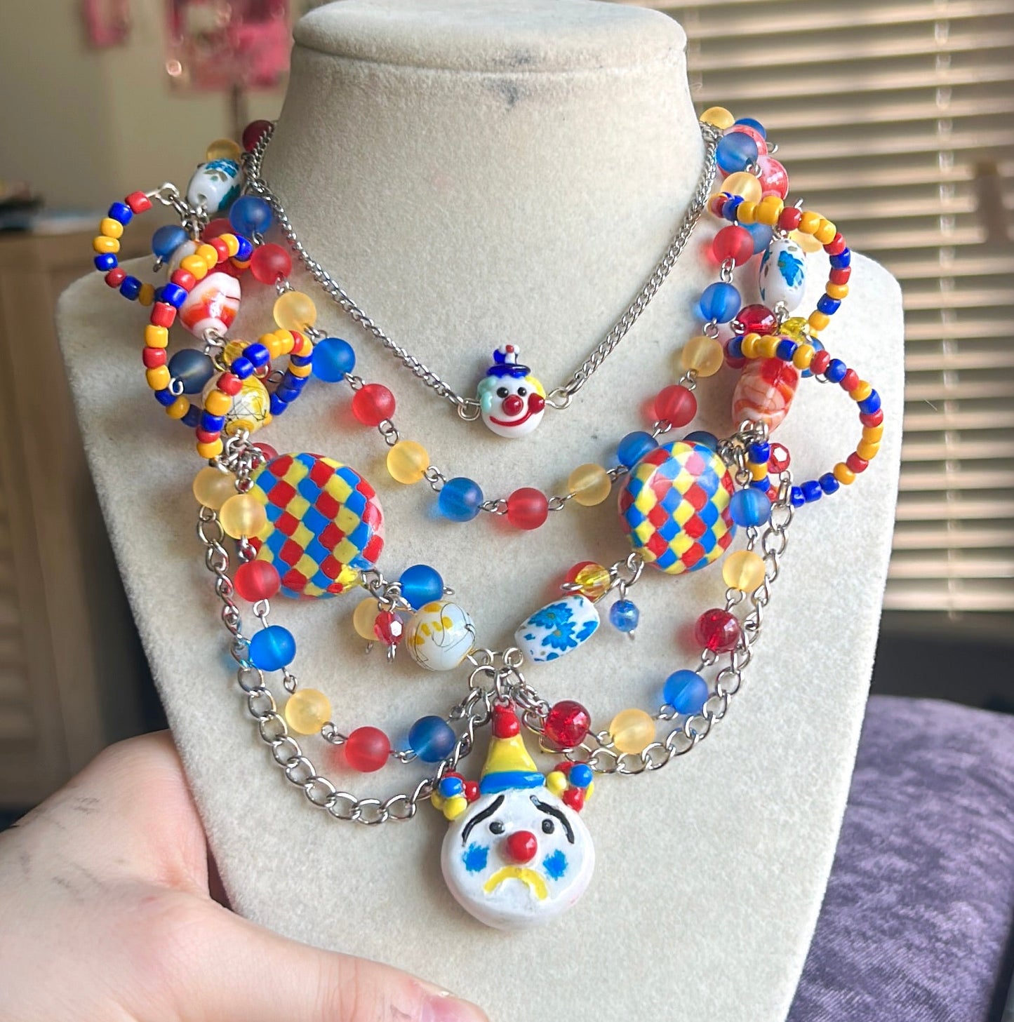 Clowning around ~ 2.0 necklace
