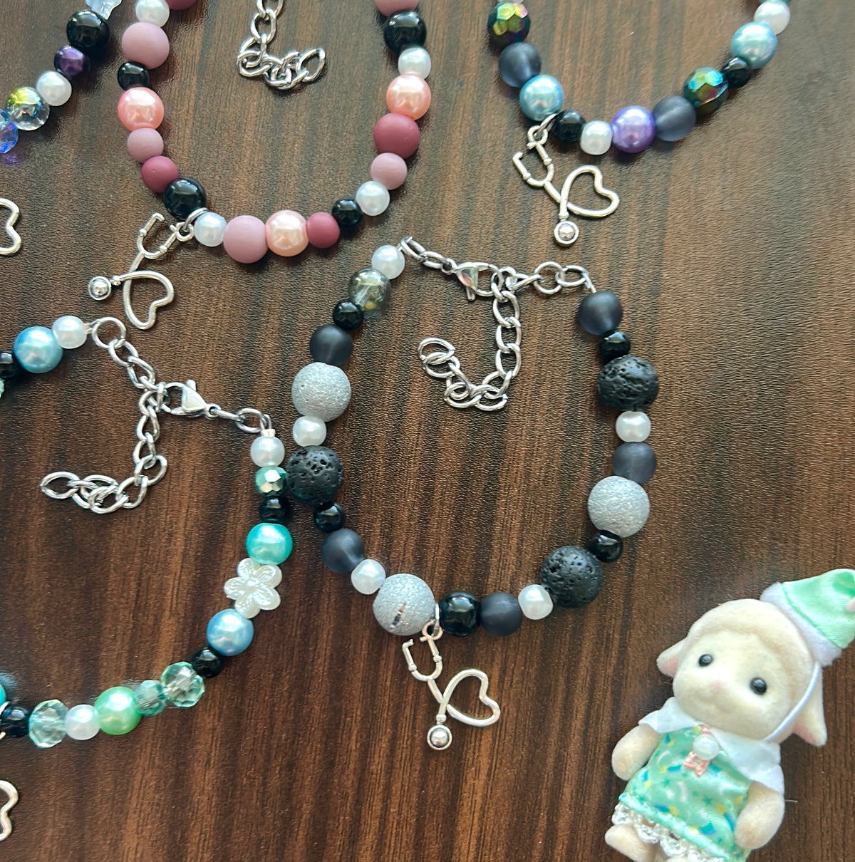 The Pitt Students inspired bracelets