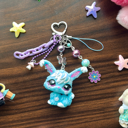 LPS bunny keychain