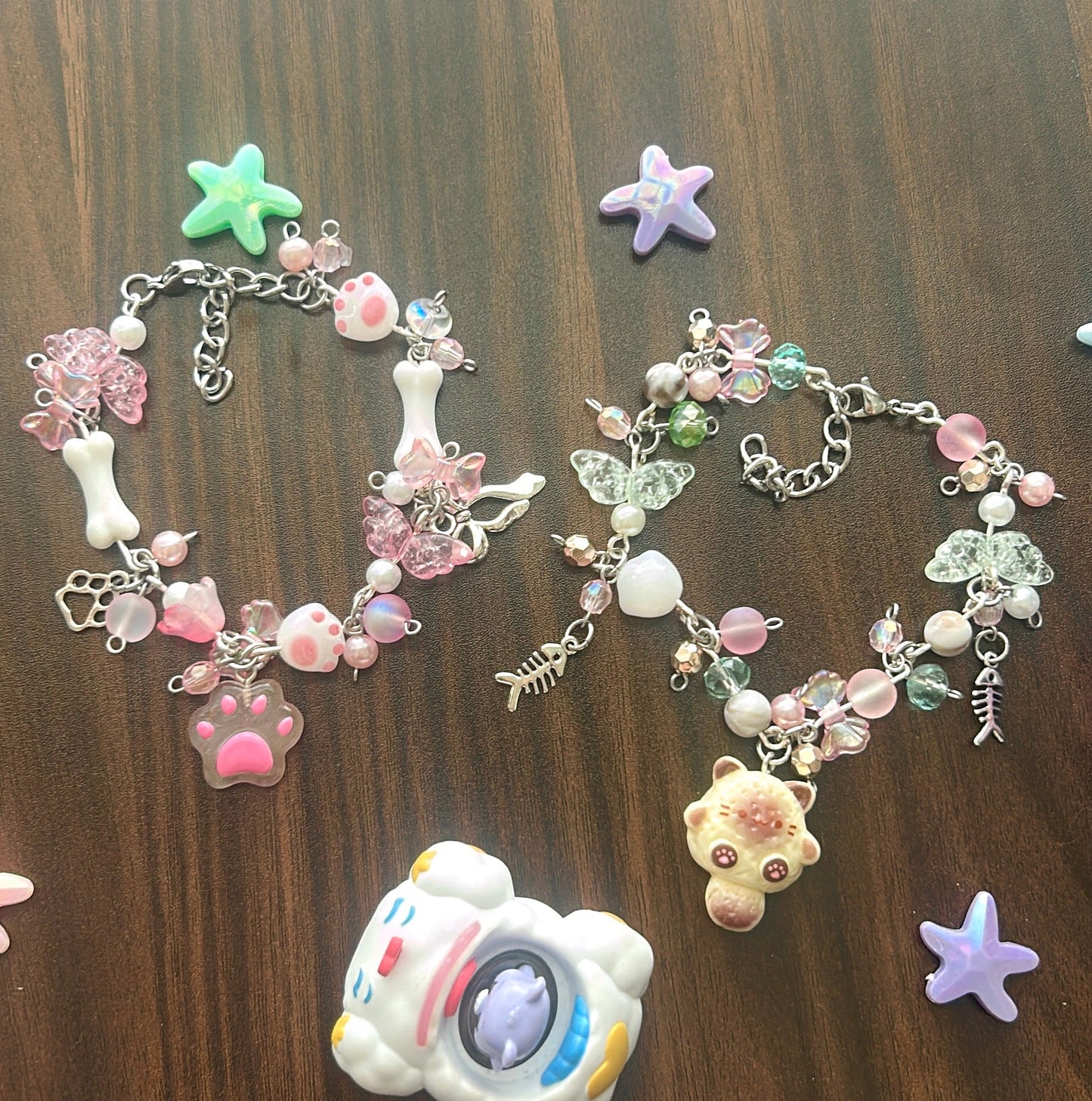 Animal clutter bracelets
