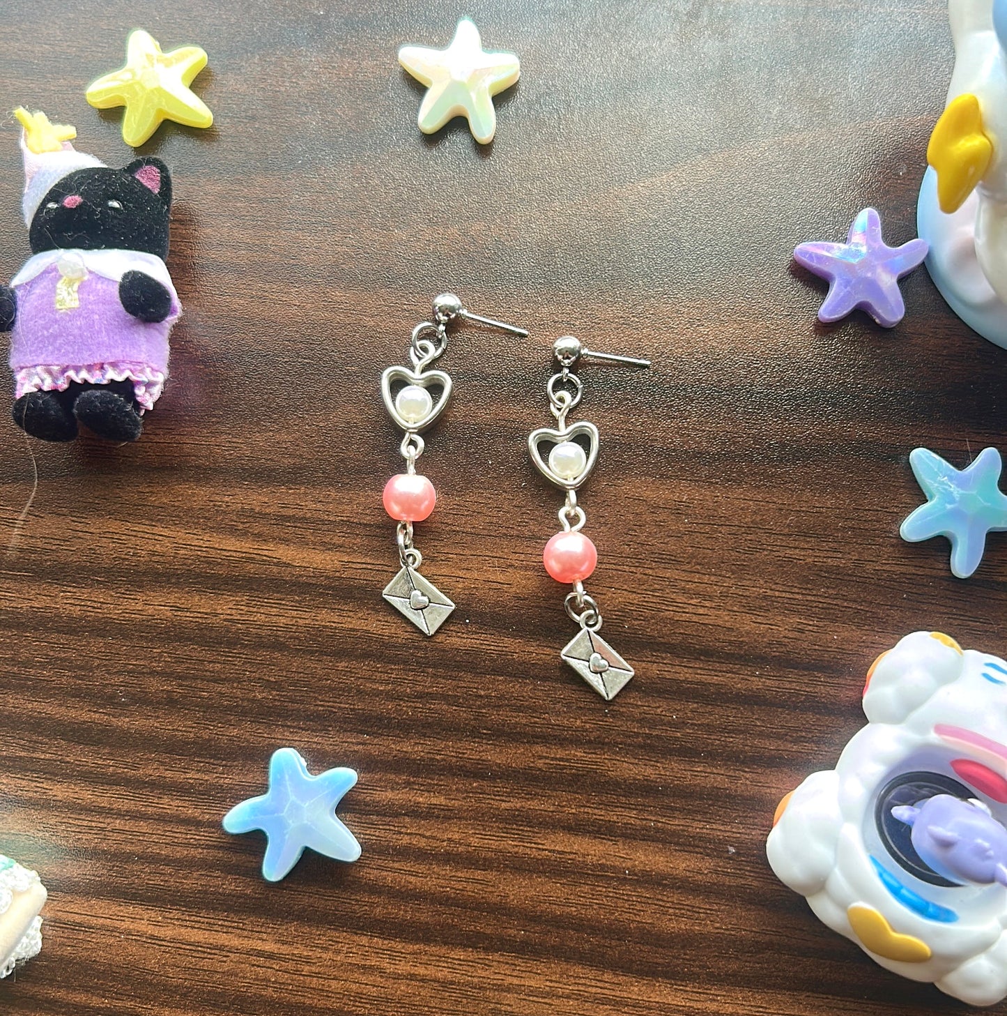 Envelope earrings
