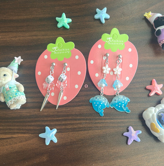 Dangly earrings