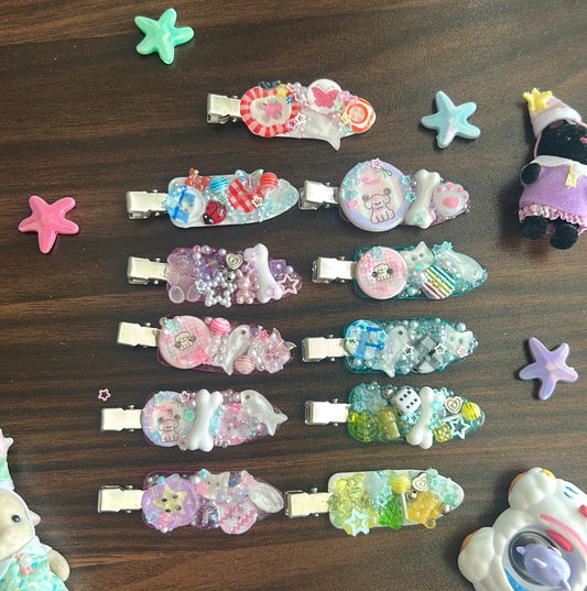 Clutter hairclips