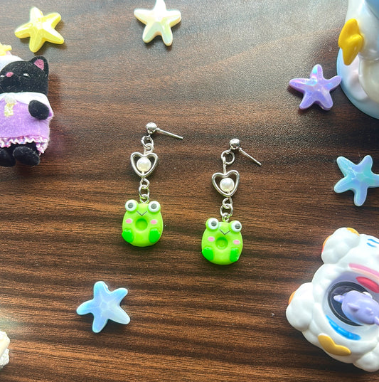 Froggy earrings