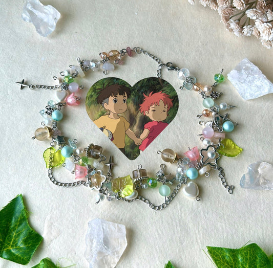 Ponyo clutter necklace