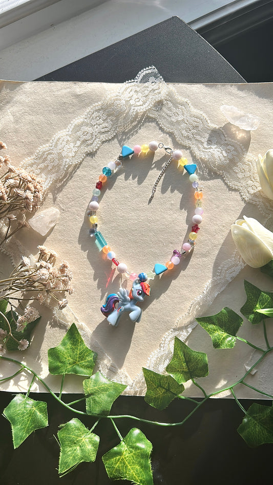 Rainbow dash necklace