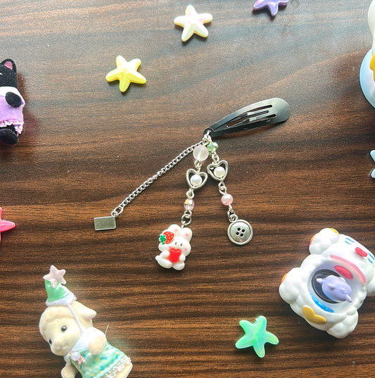 Bunny hair clip