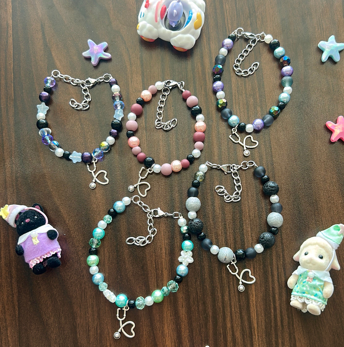 The Pitt Students inspired bracelets