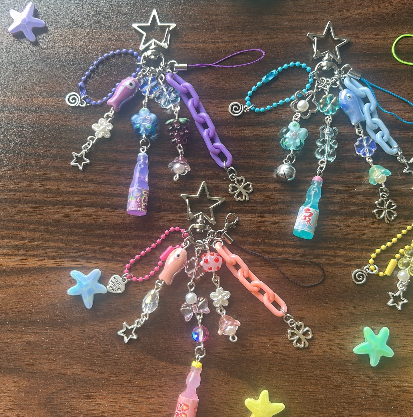 Soda keychains