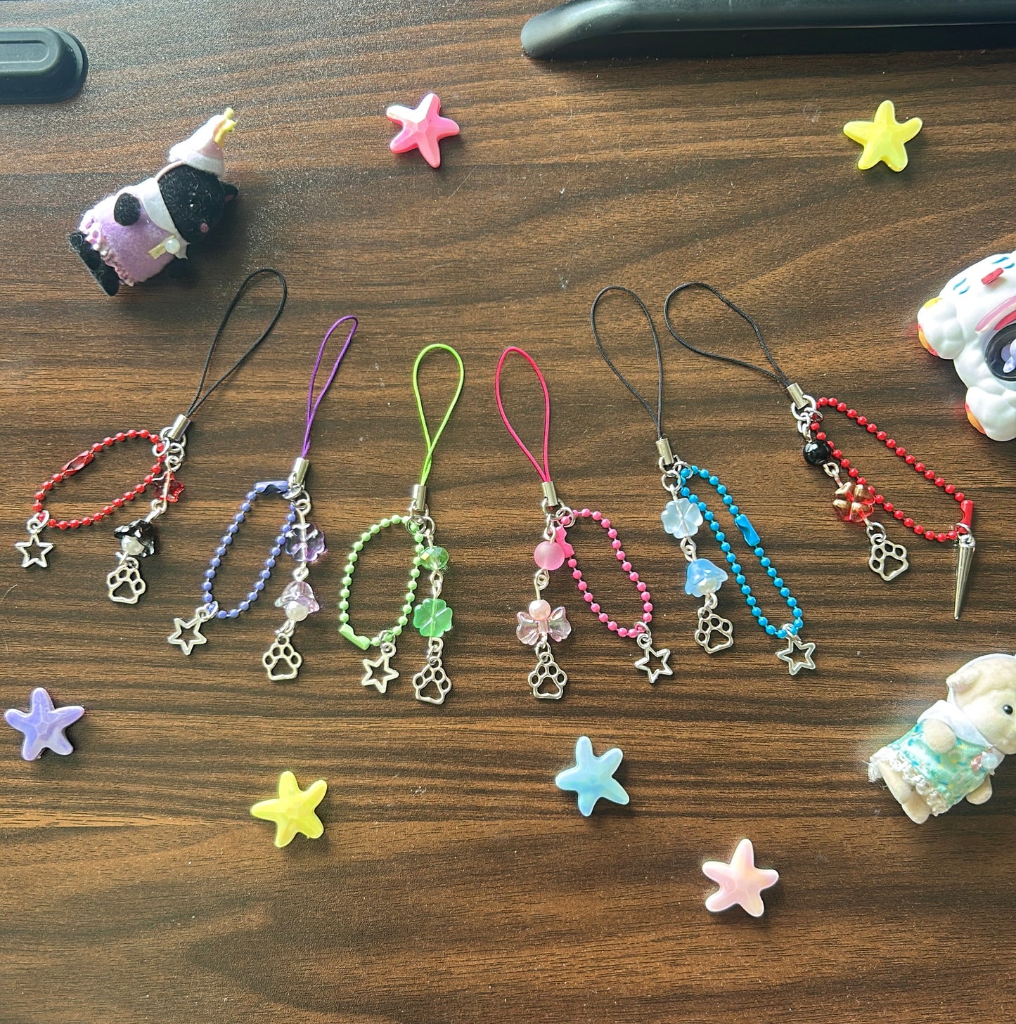 Puppy phone charms