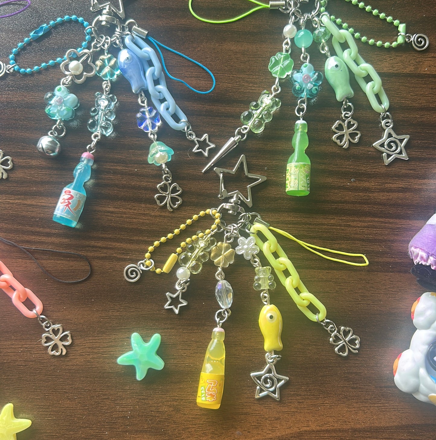 Soda keychains