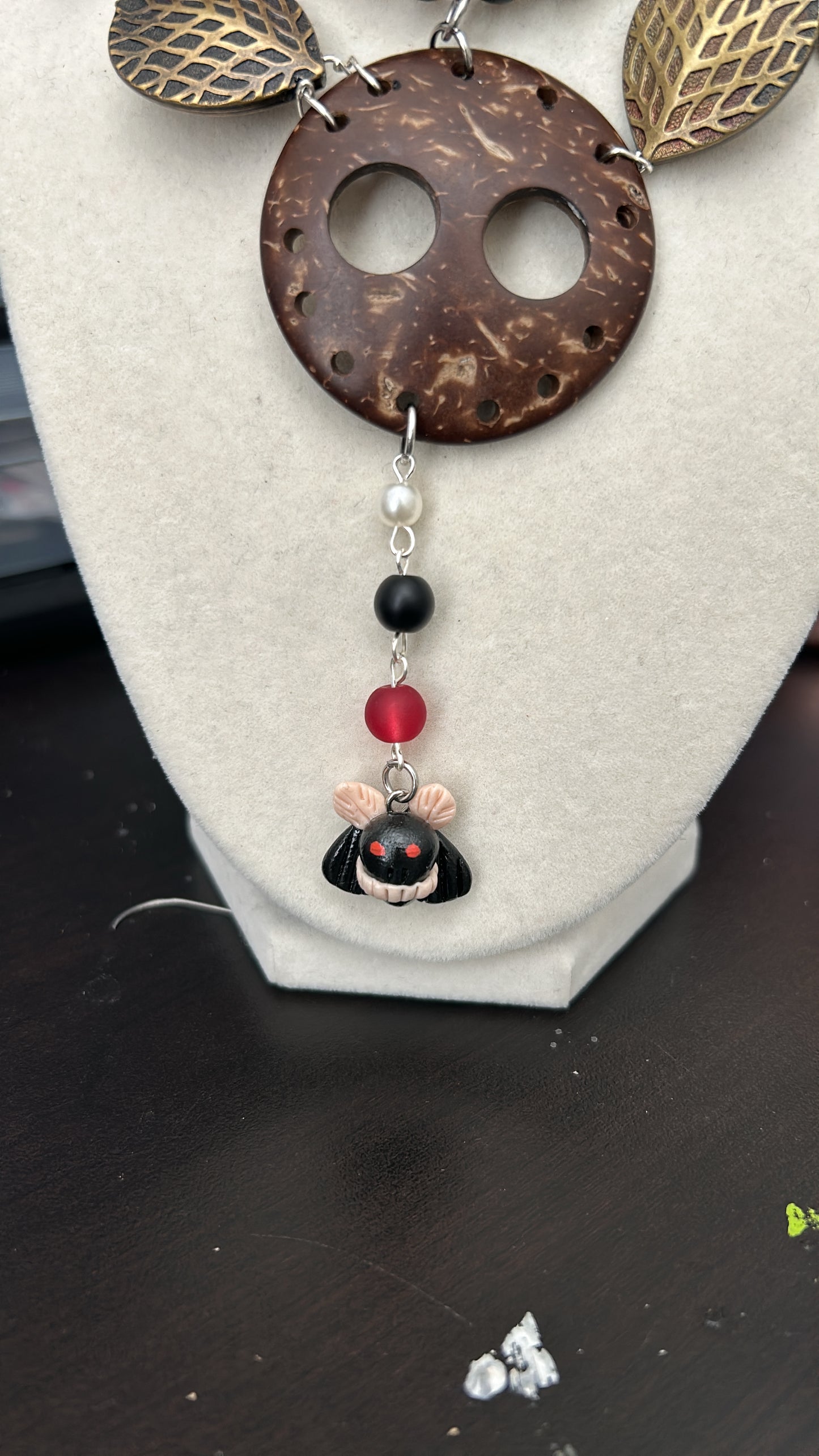 Mothman necklace